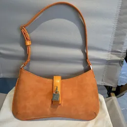 Tasarımcı Le Bisou Cadenas Süet Çanta Kadın Deri Omuz Çantası Crossbody Bag Moda Lüks Tote Çanta Yüksek Kalite