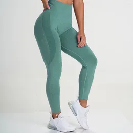 Damen Leggings 2024 Sexy Slim Seamless Knit Sport Legging Hosen Mode Hohe Taille Yoga Hosen Frauen Casual Atmungsaktiv Laufen 30168