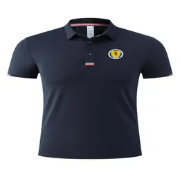 اسكتلندا فريق كرة القدم الوطني Men039S Polos Summer Summer Fashion Design Fastdry Fastdry Adult Soccer T Shirt Shirt Sport 7050956