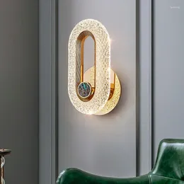 Wall Lamp Nordic Luxury Light Fixtures Modern LED For Home Bar El Bedside Bathroom Living Room Acrylic