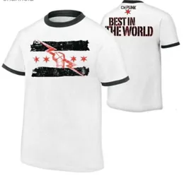 Mens T-Shirts Yaz Yeni Kısa Kollu Güreş CM Punk En İyi Erkekler Günü Baskı T-shirt 2021 Avrupa Boyutu S ~ XL Tasarımcı T-Shirt453