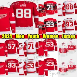 Patrick Kane Hockey''red''wings''Debrincat Dylan Larkin Moritz Seider David Perron Gordie Howe Steve Yzerman Lucas Raymond Custom Men Youth Women s Anpassade Jersey