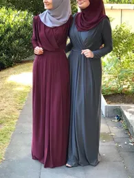 Etniska kläder Ramadan Eid Mubarak Kaftan Bönkläder för kvinnor Abaya Dubai Arabiska kalkon Islam Muslim Dress Robe Longue Femme Musulmane