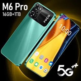 New Cross-Border M6 Pro 7.3-Inch Full HD Screen 16 1tb Android Smartphone Source Manufacturers Can Send It on Behalf