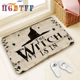 Party Decoration Halloween For Home Bathroom Mat The Witch Is In Pattern Carpet Bedroom Kitchen