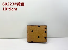 Solid Color Printing Horizontal Square Cartoon Cute Embroidery Short Open Ethnic Style Red Chinese Style Card Holder