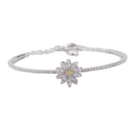 Swarovskis Armband Designer Damen Original Qualität Charm Armbänder Loves Magic Daisy Armband Weibliches Element Kristall Blumen Armband