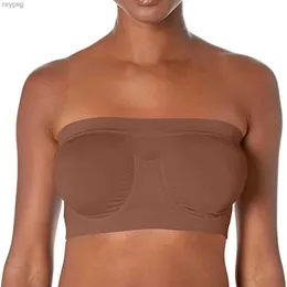 Bras Waist Tummy Shaper Seamless Bandeau Bra Lingerie Without Straps Strapless Tube Top for Women Large Size Crop Top Sexy Bra Underwear New YQ240203