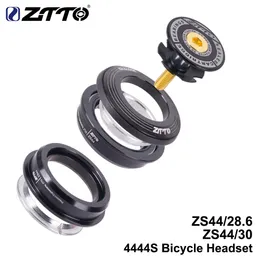 ZTTO MTB Yol Bisikleti Direksiyon Sütun Kulaklığı 44mm 118 286mm Düz Tüp Çatal Çerçevesi Düşük Profil Yarı Entegre ZS44 240118