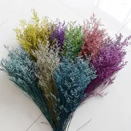 Dekorativa blommor naturliga riktiga torkade blommor älskar gräs blommig bukett arrangemang material alla hjärtans bröllop bevarade dekor