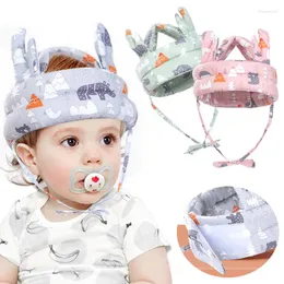 Saç Aksesuarları Yumuşak Konforlu Kafa Güvenliği Koruma Ayarlanabilir Şapkalar Bebek Toddler Cap Catolisyon Karşı Koruyucu Şapka Güvenlik Kaskı