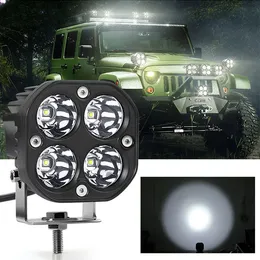 Partihandel bästsäljande LED-klöver arbetsljus för bilar, modifierade terrängfordons takbelysning, motorcykelstrålkastare