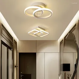 天井照明モダンなLED通路ライトノルディックホームサーフェスベッドルーム用リビングルーム用の光沢マウントリビングルーム屋内装飾ペンダントランプ