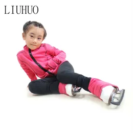 Liuhuo Figur Skating Training Suits Plus Velvet Pants Ice Figure Skating Pants Girls Women Training Workout Practice Skate Tops Leggings