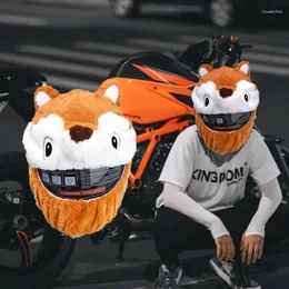 Motorcycle Helmets Squirrel Helmet Cover Full Funny Crazy Case Crash For Outdoor