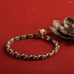 Браслеты-подвески, браслет на удачу и защиту для мужчин и женщин, разноцветные плетеные веревки ручной работы, регулируемые персонализированные подарки на день рождения