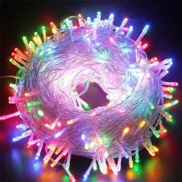 Umlight1688 10M 20M 30M 50M 100M LED String Fairy Light Holiday Decoration AC220V 110V Waterproof Outdoor Light With Controller LL