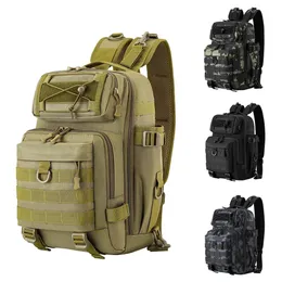 20l mochilas de pesca saco tático assalto pacote militar estilingue exército molle para caminhadas ao ar livre acampamento caça mochila peito 240202