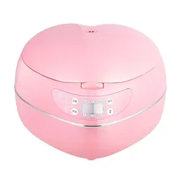 220V 1 8L 300w Heart-shaped Rice cooker 9hours insulation Stereo heating Aluminum alloy liner Smart appointment 1-3people use244b