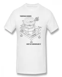 Tyburn Technics Turntable T Shirt Science Mode Kort ärm Tee 100 procent Bomull Plus Size Tshirt Men039S TSHIRTS2070254