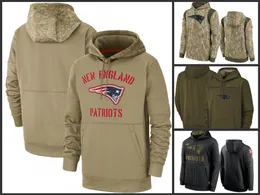 New England''Patriots''Men Women Youth Salute to Service Sideline Performance Pullover Hoodie