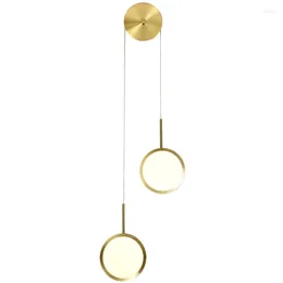 Vägglampa kreativa spegel lampor 8w guld svart enkla vardagsrum sovrum hall järnkonst belysning fixturer modern ledning sconce