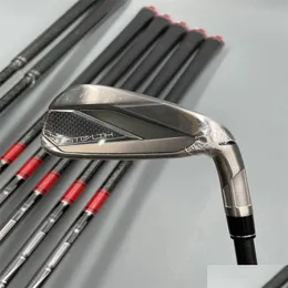 Bisiklet Eldivenleri 8pcs 2023 Varış Steath Golf Kulüpleri Ütüler Set 5 9pas Regar Sert Çelik Grafit Milleri Dahil Hızlı Drop Del Otov4