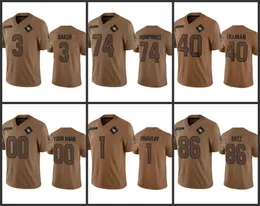 Arizona''cardinals''men 1 Kyler Murray 40 Pat Tillman 3 Budda Baker 86 Zach Ertz Women Youth Custom Brown 2023 Salute to Service Limited Jersey