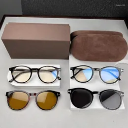 Occhiali da sole 2024 Tom Montature per occhiali Magnet Clip On Polarizzati TF Style Occhiali da guida per miopia a specchio da uomo