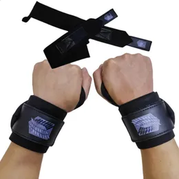 1 Pair Weight Lifting Wrist Wraps Maximize Grip with Thumb Loop 58cm Harden Gym Support Brace for Powerlifting Deadlift 240122