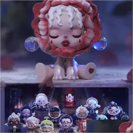 영화 게임 New Spot Popmart Bubble Mart Sklpanda Mylin Castle 시리즈 5.5-7cm Dro DHSNT를 가진 블라인드 박스 패션 액세서리 세트