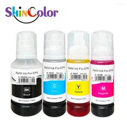 Ink Refill Kits Shincolor L4260 L4160 Epson 504 Bottle Compatible för L4150 L6161 L6171 L6191 L6270 L14150 flaskor