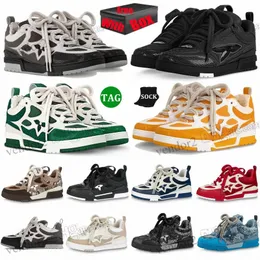 Skate Sneakers Designer أحذية غير رسمية للرجال أحذية الموضة أحذية شبكية Abloh Sneaker Platfor