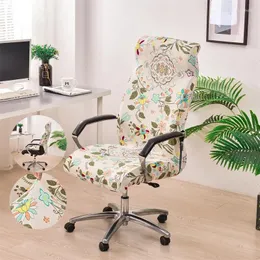 Chair Covers Bohemian Print Computer Cover Geometric Universal Office Non Slip Rotating Gaming Seat Case Study Room