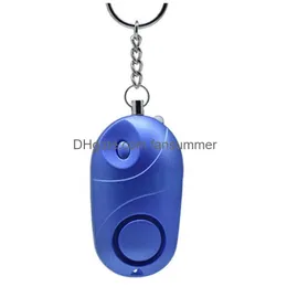 Anti-Lost Alarm Personal Alarm Girl Women Old Man Security Protect Alert Safety Scream Loud Keychain 130Db Egg Drop Delivery Security Dhzv5