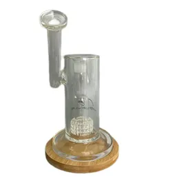 Mobius Bongo De Vidro Fumar Tubulações De Água De Vidro Reciclador Dab Rigs Hoookahs Oil Heady Glass Matrix Perc Com 18mm Joint