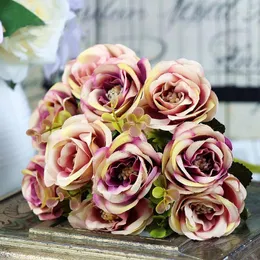 Düğün Çiçekleri Buket Mini Güller Camellia Flores Gelin Aksesuarları Nedime Çiçek Mariage Malzemeleri