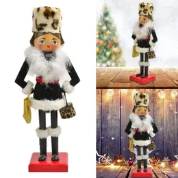 Decorazione per feste 38 cm Schiaccianoci Soldato Principessa Figurina in legno Giocattolo Decorazioni natalizie Regalo