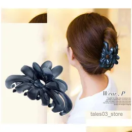 Headwear & Hair Accessories Headwear Hair Accessories Women Fashion Shower Catcher Strainer Claw Korean Clips Vintage For Drop Deliver Dhihq
