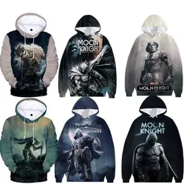 Men's Hoodies Sweatshirts 2022 New Moonknight Moonlight Knight 3d Digital Printed Hooded Casual Sweater