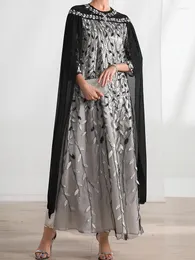 Etnik Giyim Ramazan Fas Parti Elbise Kadın Müslüman Abaya Pelerin Dubai Kaftanlar Akşam Elbiseler Çöp Eid Vestidos Abayas