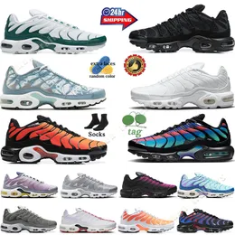 Novo Top Quality Tn Plus Running Shoes Mens Tns Se Maxs Triplo Preto Rosa Teal Volt Universidade Azul 25º Aniversário Atlanta Oreo Outdoor Amaxs Tênis Atlético