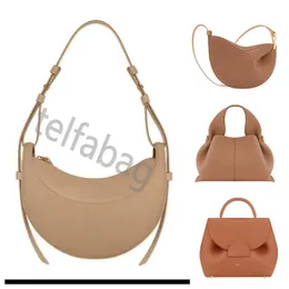 2024 designer saco polen luxo puro couro meia lua saco estilo número crossbody saco bolinhos saco elegante e clássico saco feminino qualidade superior