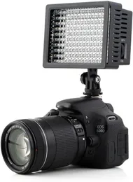 LD-160 Luce video dimmerabile a 160 LED ad altissima potenza Luce di riempimento LED 5600K Lampada fotografica dimmerabile a 16 livelli per fotocamera DSLR Canon Nikon Sony