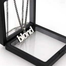 Choker Europe/America Blond Fashion Brand Men/Women Hip-Hop Personality Couple Pendant Necklace Street All-Match Jewelry