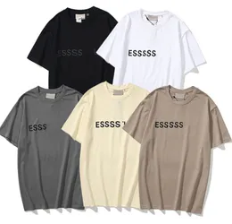 مصمم فاخر مان تي شيرت Homme Mens Tshirt Tops Tops Letter Print كبير الحجم قصير الأكمام القميص قمصان القطن الصيف S-4XL