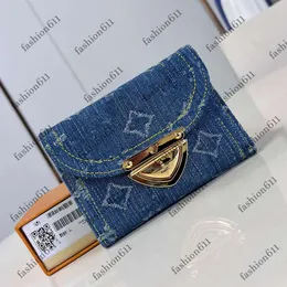 Borse a tracolla 24SS Donna CRAFTY ZIPPY Portafogli lunghi corti Borsa Denim Blu Fiore classico Luxurys Designer Borsa da donna Portafoglio da viaggio Portamonete Con scatola originale