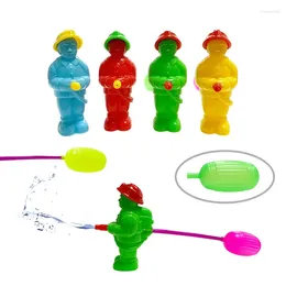 Party Favor 12pcs Funny Mini Firefighter Press Water Ground Game Outdoor Toys for Child Boy Birthday Favors Pinata Fillers Bag Goodie Bag