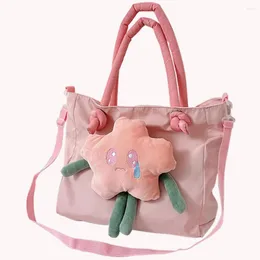 Evening Bags Women Shoulder Bag Nylon Top-Handle Cute Handbags Cartoon Soft Large Ladies Purse Shopping Female Clutch