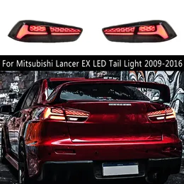 Mitsubishi Lancer Ex led Tail Light 09-16 Streamer Turn Signal Brake Reverse Parking Raning Lightの車のアクセサリーTailllightアセンブリ